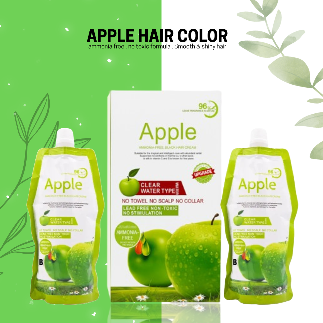 Original Apple Ammonia-Free  Hair Color Cream – Organic, (1000ML)