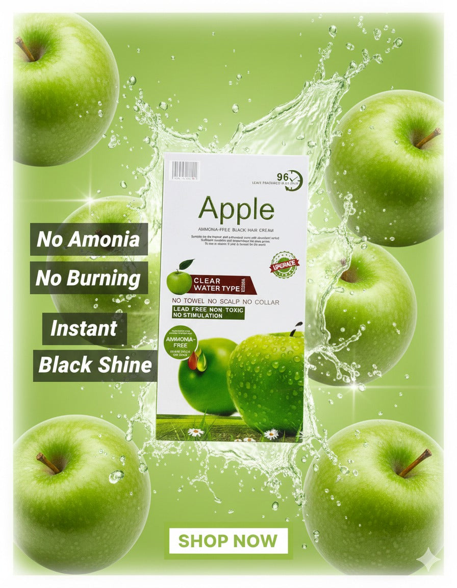 Original Apple Ammonia-Free  Hair Color Cream – Organic, (1000ML)
