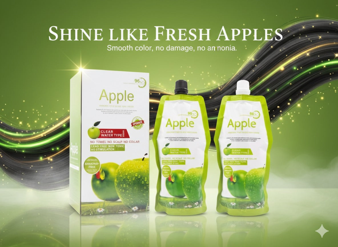 Original Apple Ammonia-Free  Hair Color Cream – Organic, (1000ML)
