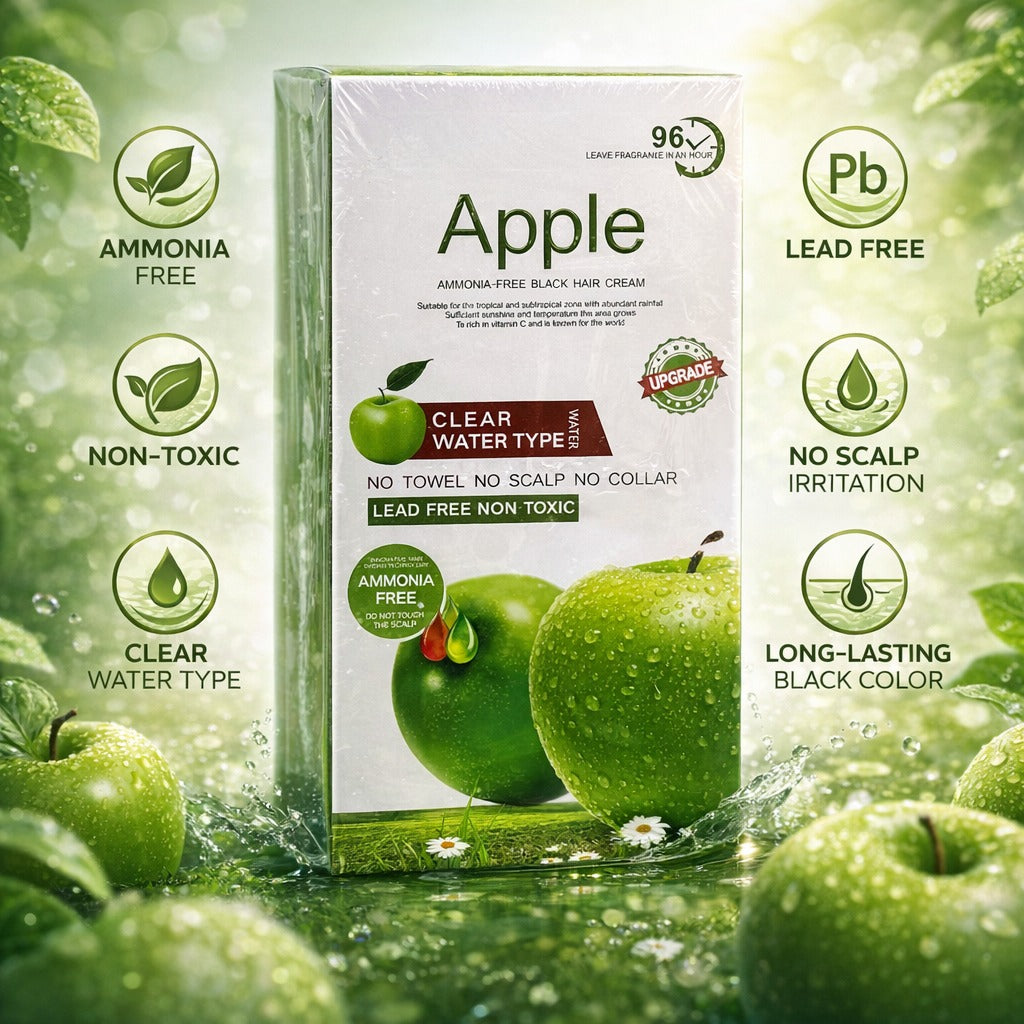 Original Apple Ammonia-Free  Hair Color Cream – Organic, (1000ML)